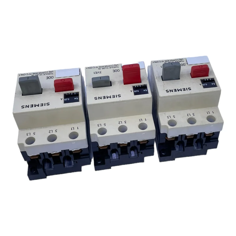 Siemens 3VE1000-2D Motorschutzschalter 0,25-0,4A AC3 380...660V 4,8A VE:3
