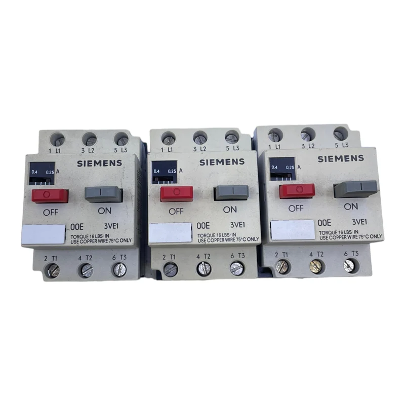 Siemens 3VE1000-2D Motorschutzschalter 0,25-0,4A AC3 380...660V 4,8A VE:3