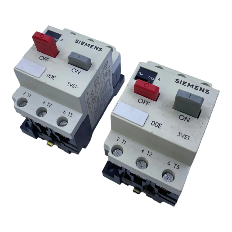Siemens 3VE1000-2D Motorschutzschalter 0,25-0,4A AC3 380...660V 4,8A VE:2
