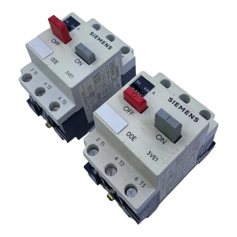 Siemens 3VE1000-2D Motorschutzschalter 0,25-0,4A AC3 380...660V 4,8A VE:2