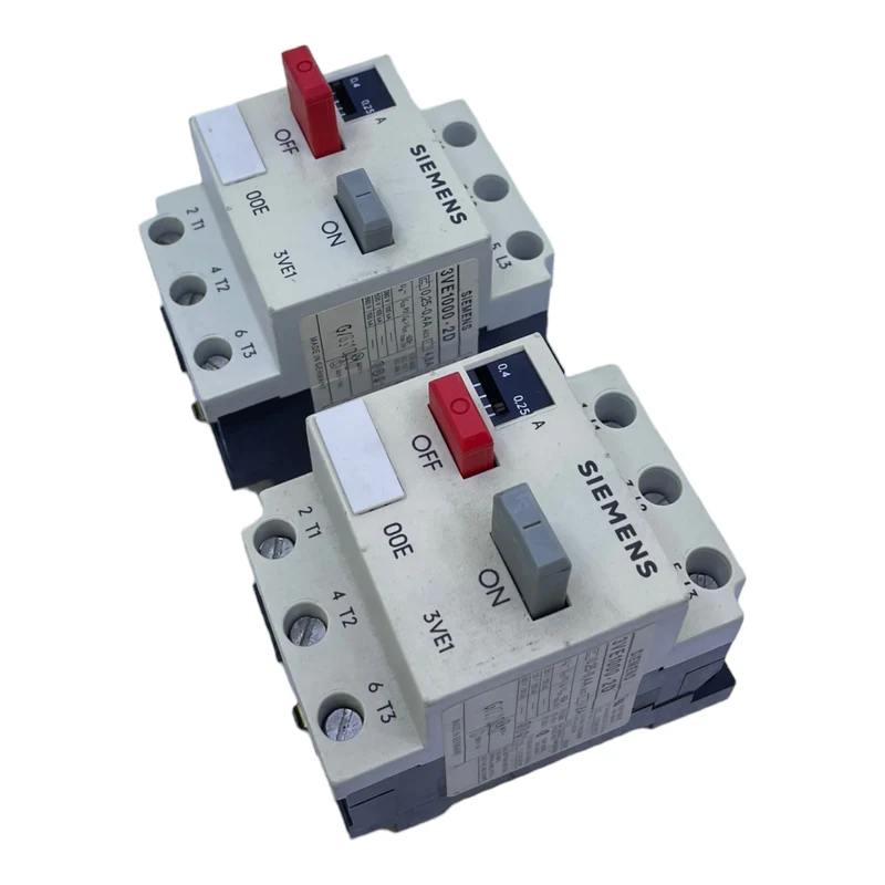 Siemens 3VE1000-2D Motorschutzschalter 0,25-0,4A AC3 380...660V 4,8A VE:2
