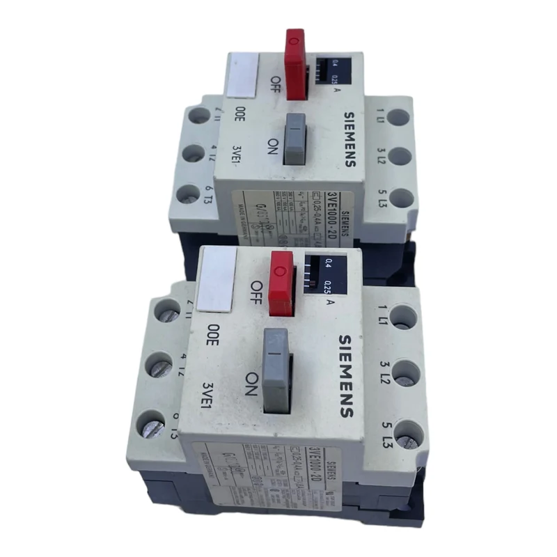 Siemens 3VE1000-2D Motorschutzschalter 0,25-0,4A AC3 380...660V 4,8A VE:2
