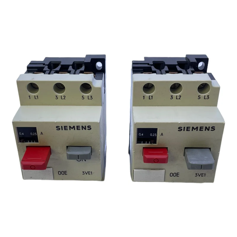 Siemens 3VE1000-2D Motorschutzschalter 0,25-0,4A AC3 380...660V 4,8A VE:2