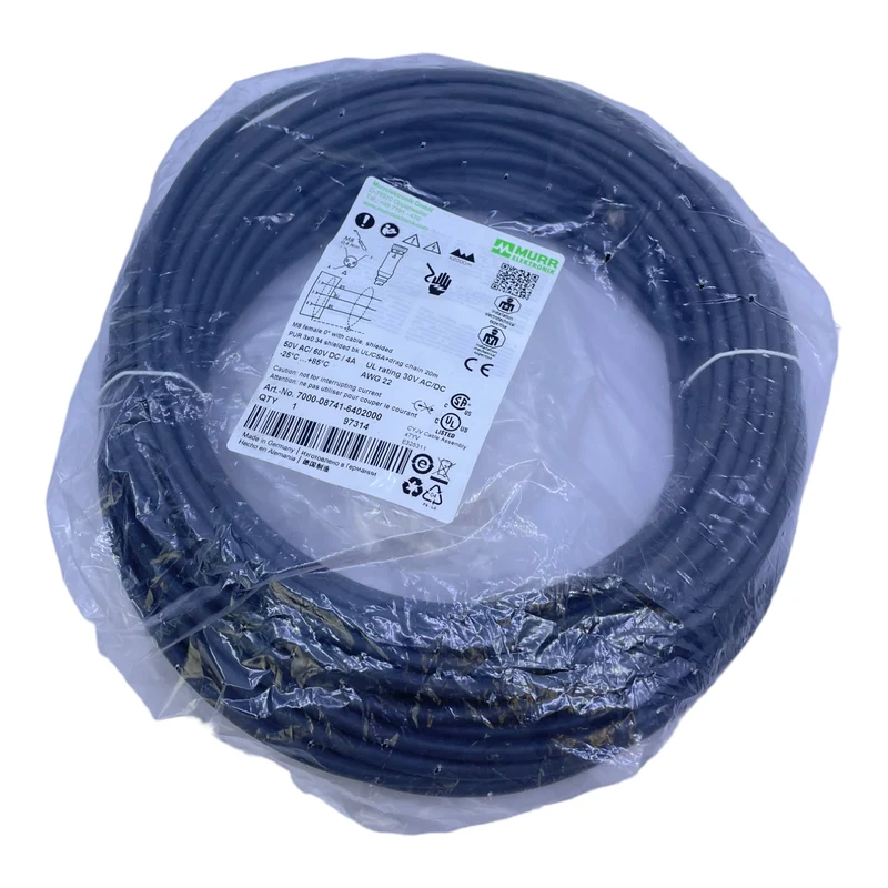 Murr Elektronik 7000-08741-6402000 Steckverbinder 50V AC 60V DC 4A 3-polig