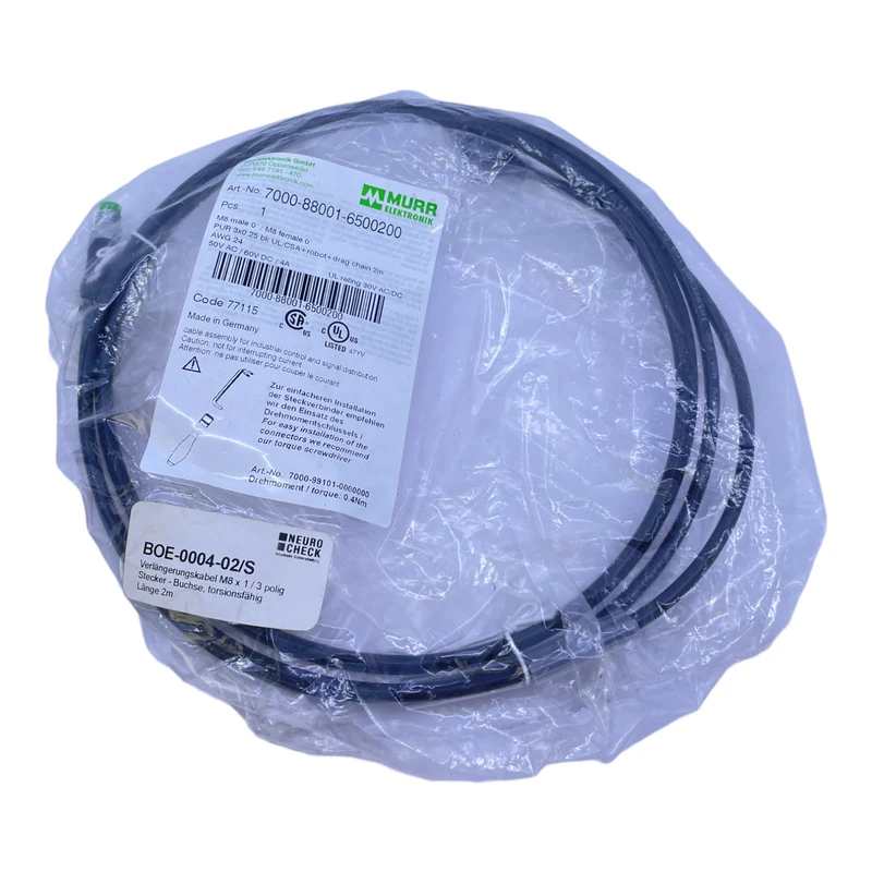 Murr Elektronik 7000-88001-6500200 Steckverbinder 50V AC 60V DC 4A 3-polig
