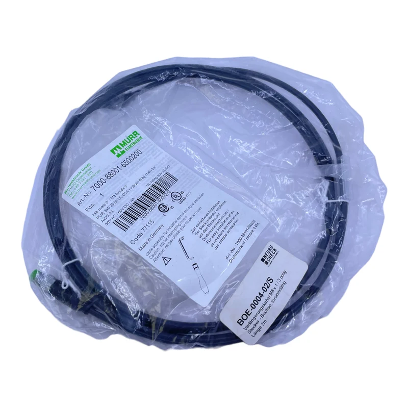 Murr Elektronik 7000-88001-6500200 Steckverbinder 50V AC 60V DC 4A 3-polig
