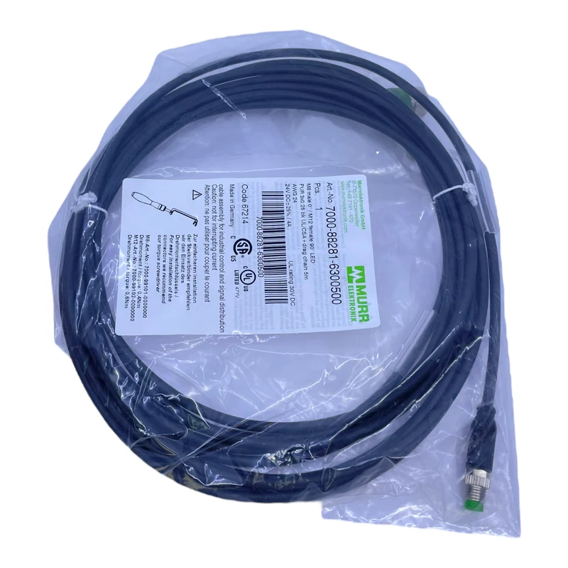 Murr Elektronik 7000-88281-6300500 Steckverbinder 3-polig 24 V DC 4A