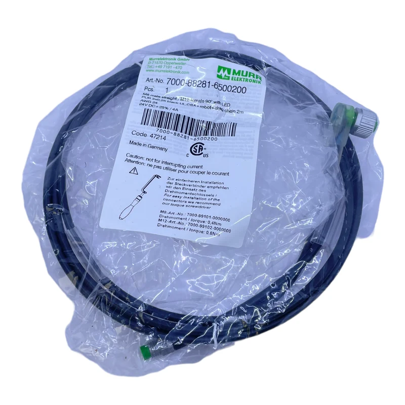 Murr Elektronik 7000-88281-6500200 Steckverbinder 3-polig 24V DC 4A