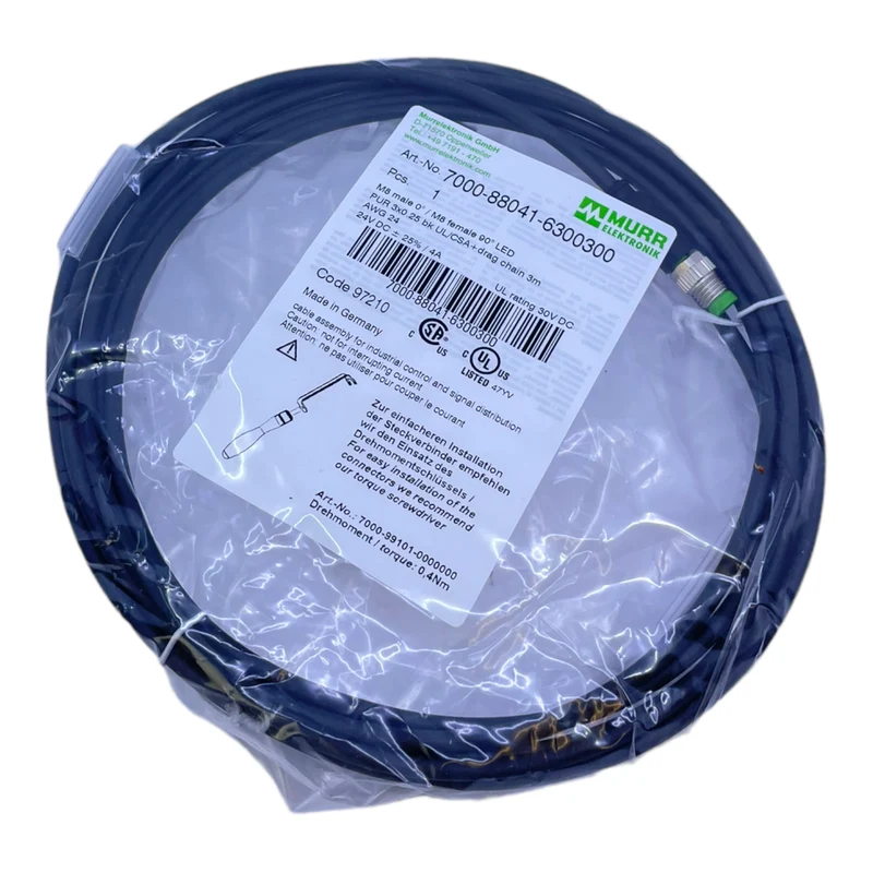 Murr Elektronik 7000-88041-6300300 Steckverbinder 3-polig 24 V DC 4 A