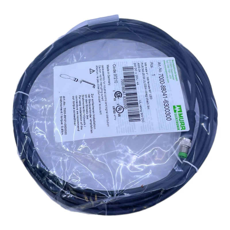 Murr Elektronik 7000-88041-6300300 Steckverbinder 3-polig 24 V DC 4 A