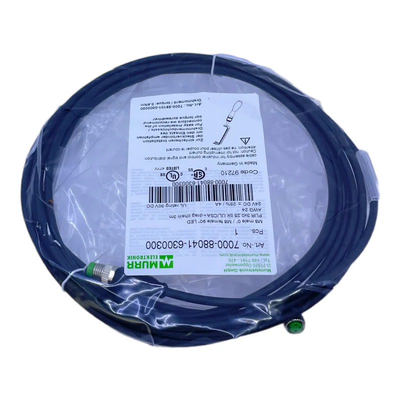 Murr Elektronik 7000-88041-6300300 Steckverbinder 3-polig 24 V DC 4 A