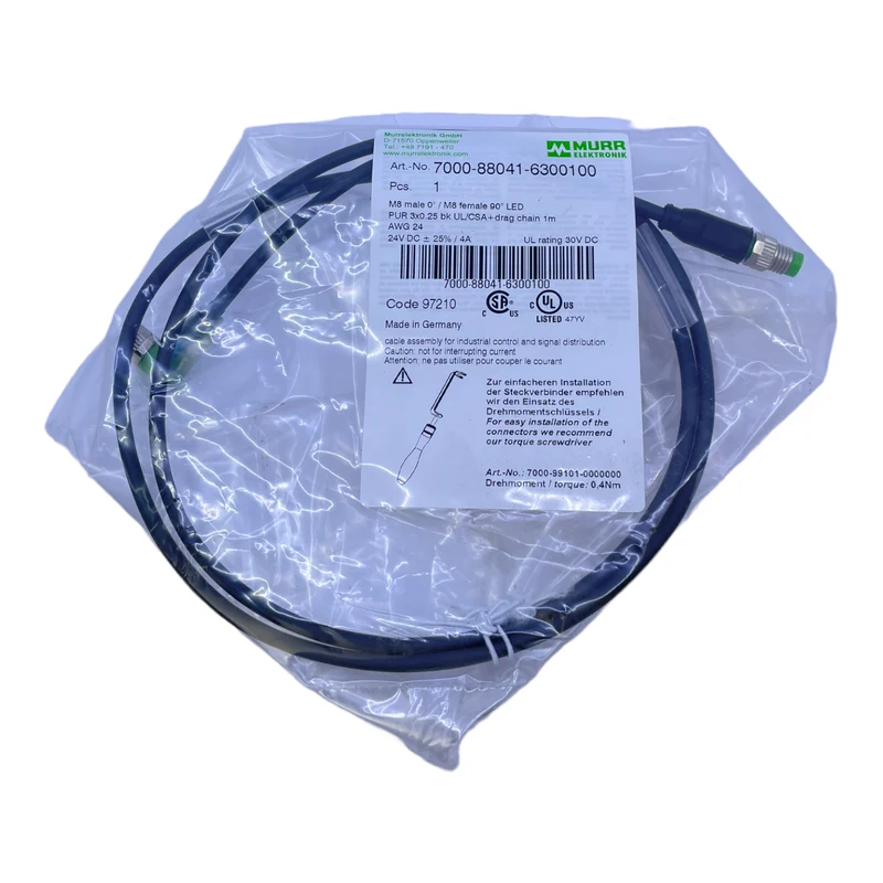 Murr Elektronik 7000-88041-6300100 Steckverbinder 3-polig 24V DC 4A