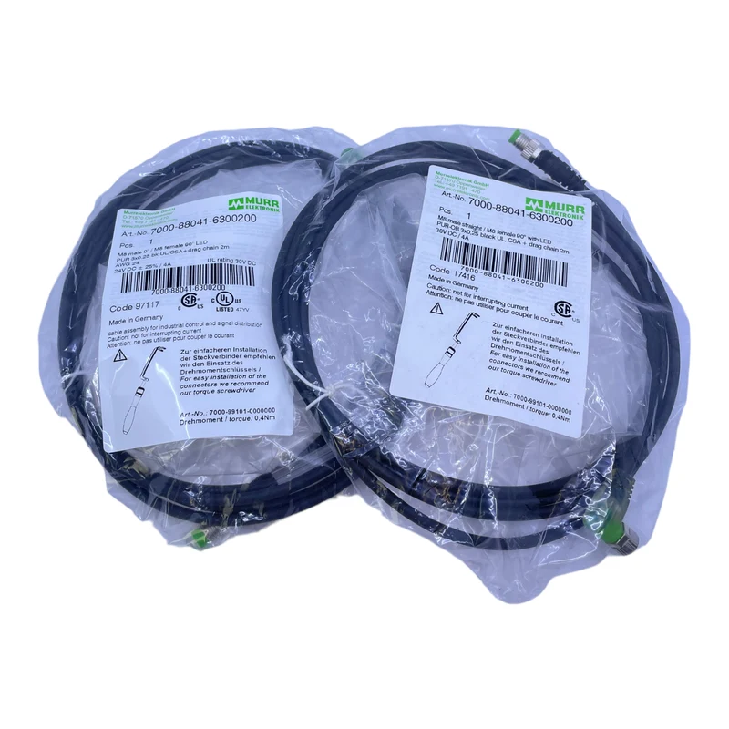 Murr Elektronik 7000-88041-6300200 Steckverbinder 3-polig 30V DC 4A VE: 2stk