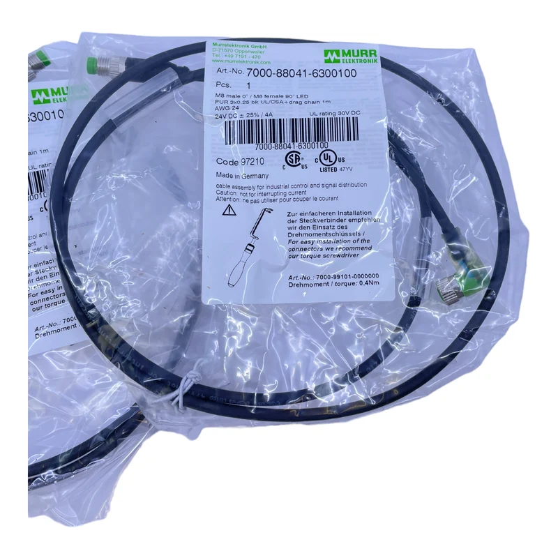 Murr Elektronik 7000-88041-6300100 Steckverbinder 3-polig 24V DC 4A VE: 2stk