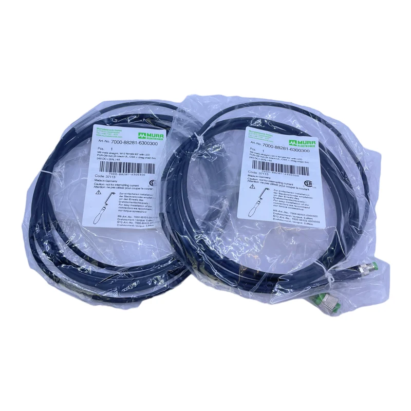 Murr Elektronik 7000-88281-6300300 Steckverbinder 3-polig 24V DC 4A VE: 2stk