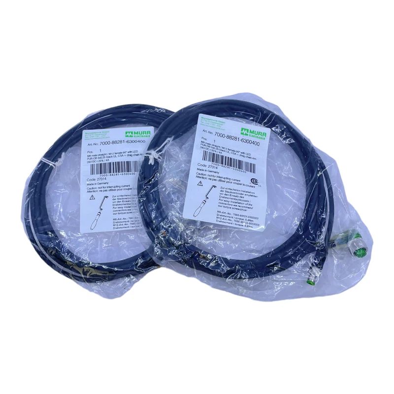 Murr Elektronik 7000-88281-6300400 Steckverbinder 3-polig 24V DC 4A VE: 2stk