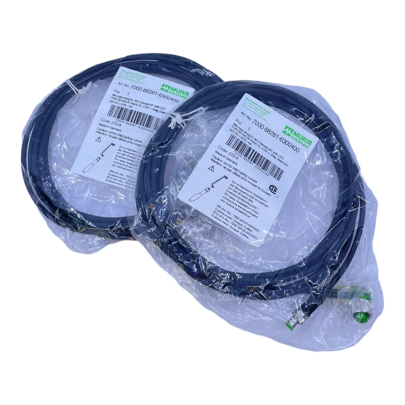 Murr Elektronik 7000-88281-6300400 Steckverbinder 3-polig 24V DC 4A VE: 2stk
