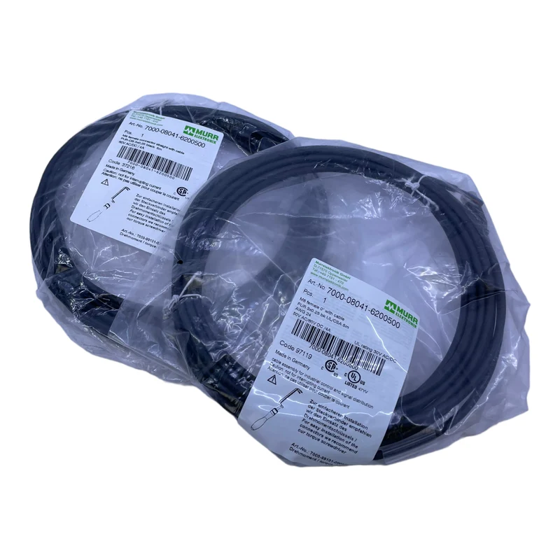 Murr Elektronik 7000-08041-6200500 Steckverbinder 60V AC/DC 4A 5m VE: 2stk