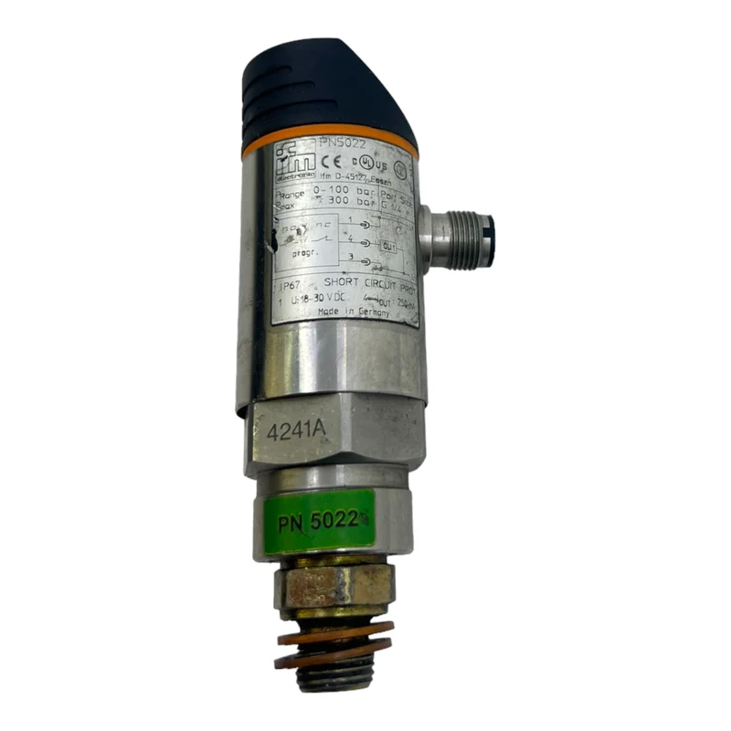 Ifm PN5022 Drucksensor mit Display 18...30V DC 0...100bar -25...80°C IP67