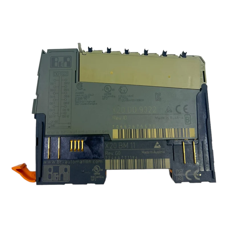 B&R X20D09322 + X20BM01 Ausgangsmodul 12 Digitale Ausgänge 24V DC IP20