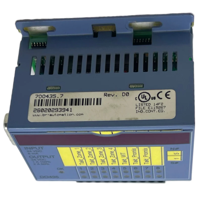 B&R 7DO435.7 Digitales Ausgangsmodul Inp.24V DC 6A Out.24V DC 1A, 2A Modul