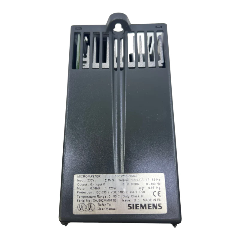 Siemens 6SE9210-7CA40 Frequenzumrichter 230V 1.8(1.1)A 120W IP20 47-63Hz
