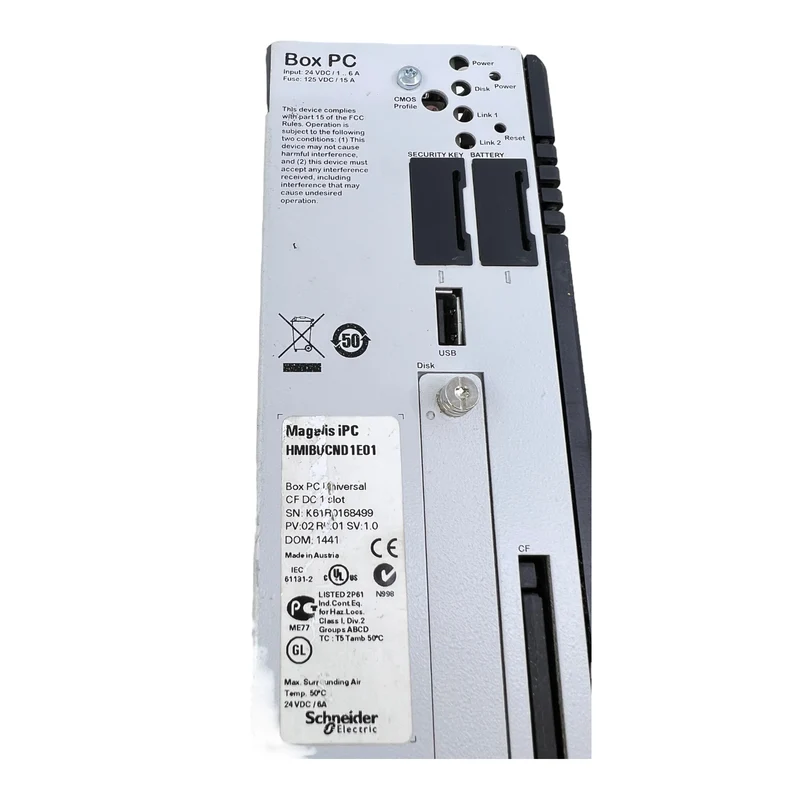 SCHNEIDER ELECTRIC HMIBUCND1E01 BoxPC 24V DC 1,6A BoxPC PC