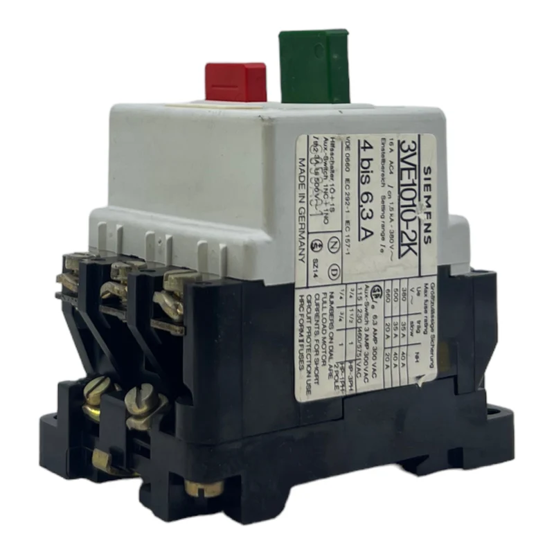Siemens 3VE1010-2K Motoschutzschalter 300V AC 3polig Motorschutz