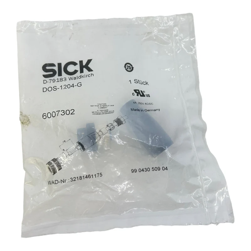 SICK DOS-1204-G Steckverbinder 6007302 ≤250V 4A 4polig IP67 Stecker