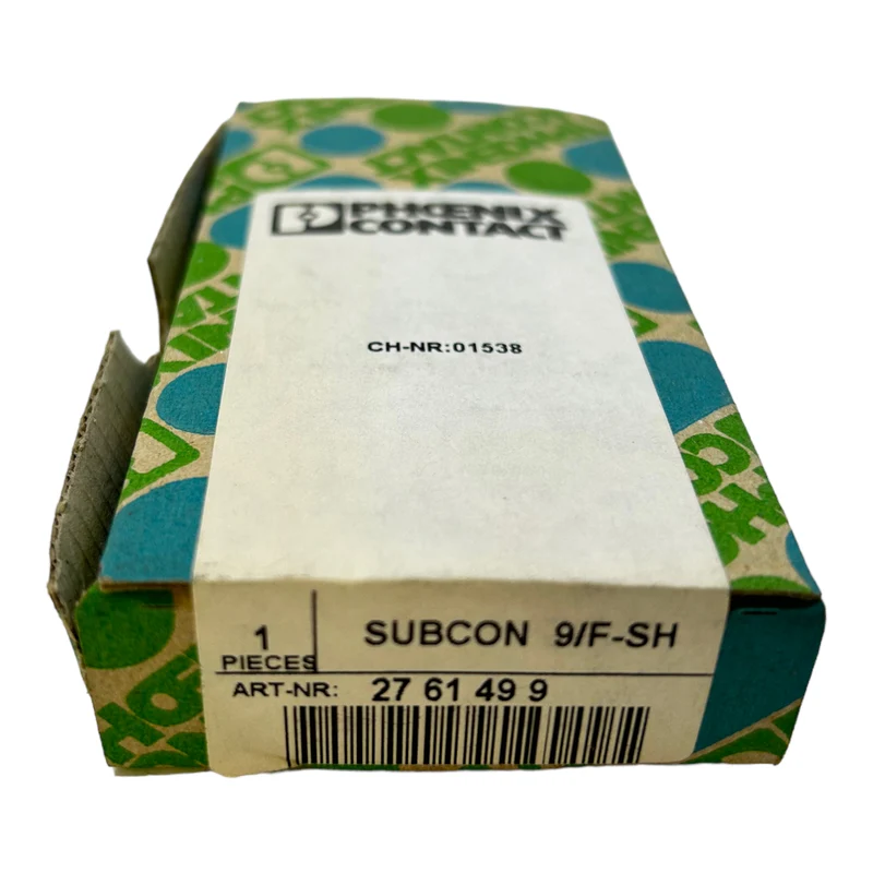Phoenix Contact SUBCON 9/F-SH 2761499 Bus-und Datenstecker 50V DC 100mA 9polig