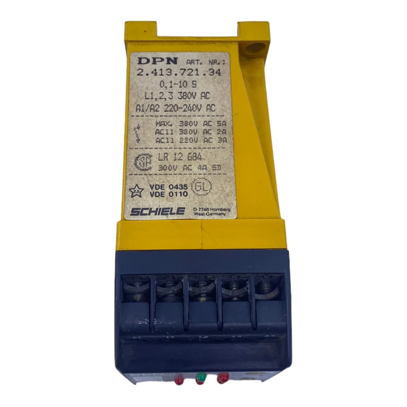Schiele 2.413.721.34 Steuerrelais 380V AC 220-240V AC 2/3/5A