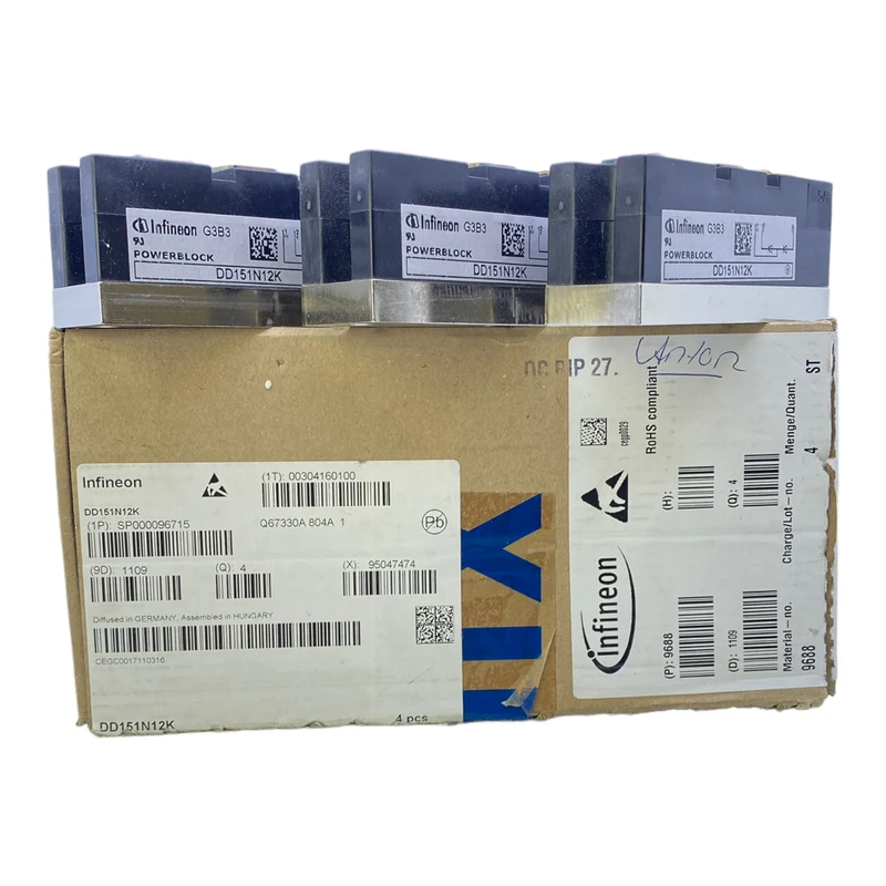 Infineon DD151N12K Powerblock 1.2kV 20mA 240A VE: 3Stk