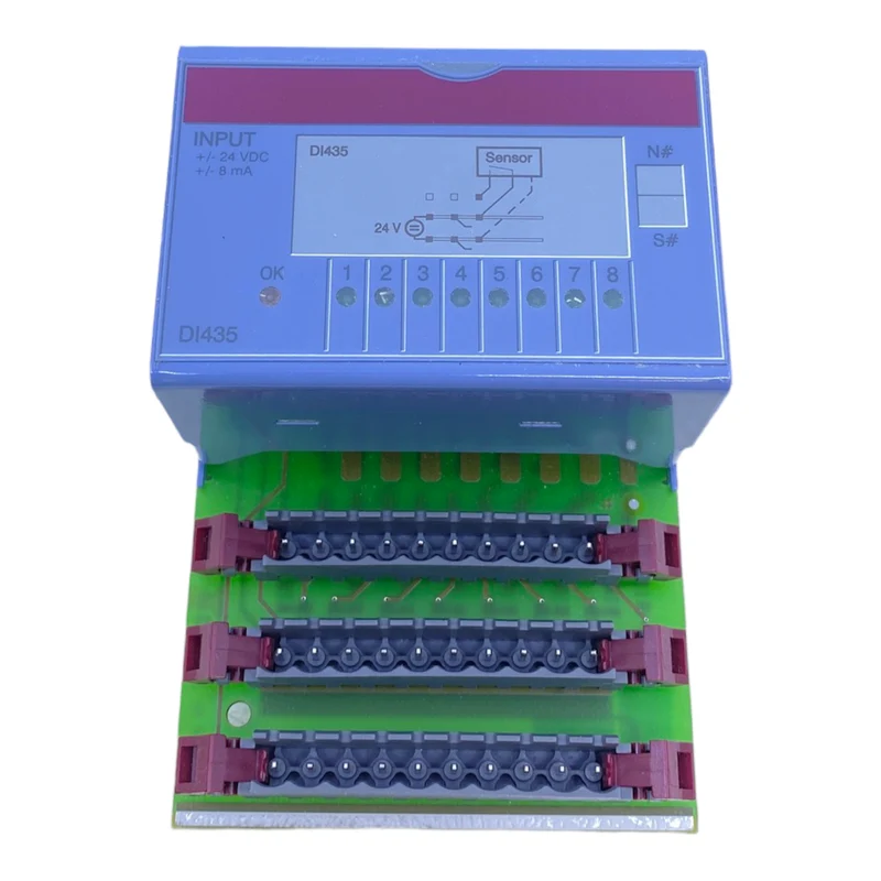 B&R 7DI435.7 Digitales Eingangsmodul 8 Eingänge 24V DC 1 ms Sink/Source