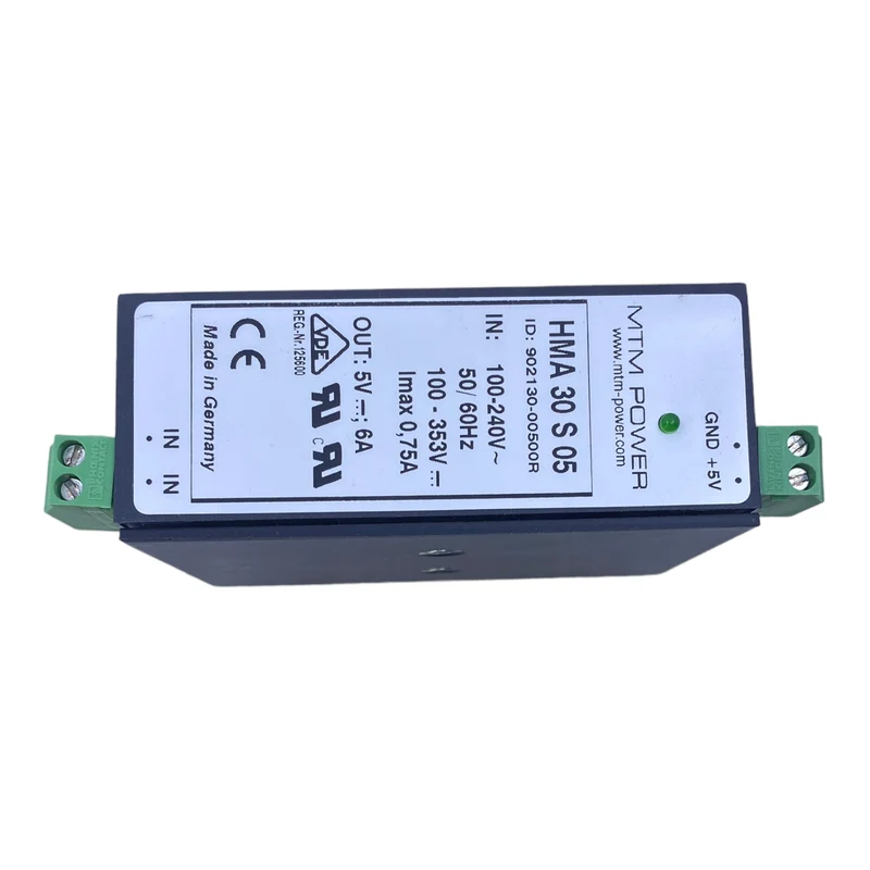 MTM Power HMA30S05 Netzteil, 100-240V, 5V…6A, Imax 0,75A, 50-60Hz,100-353V