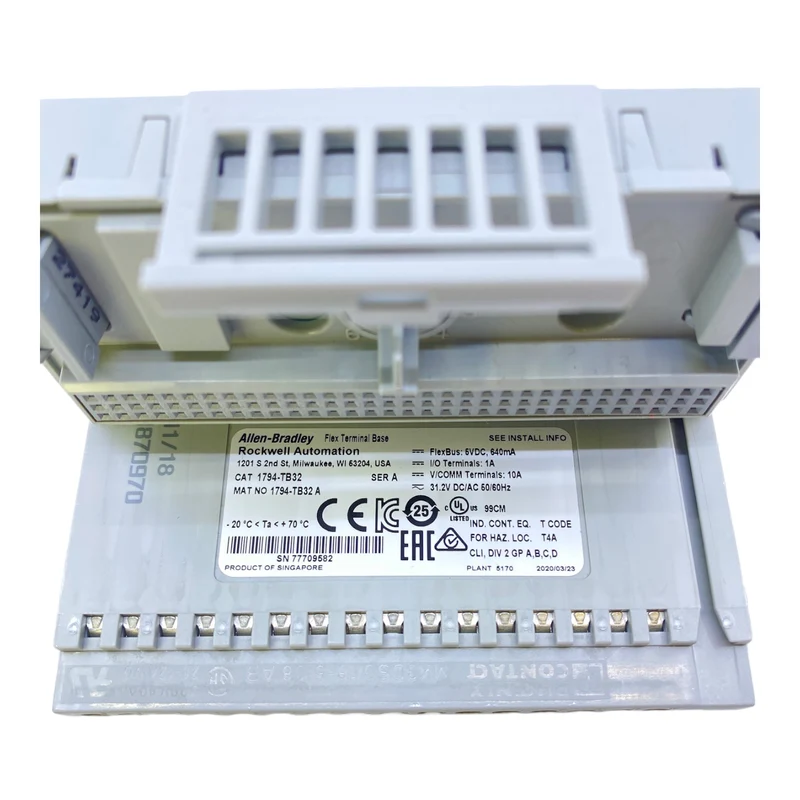 Allen-Bradley 1794-TB32 Klemmensockel 6V DC 640mA 31.2V DC/AC 60/60Hz
