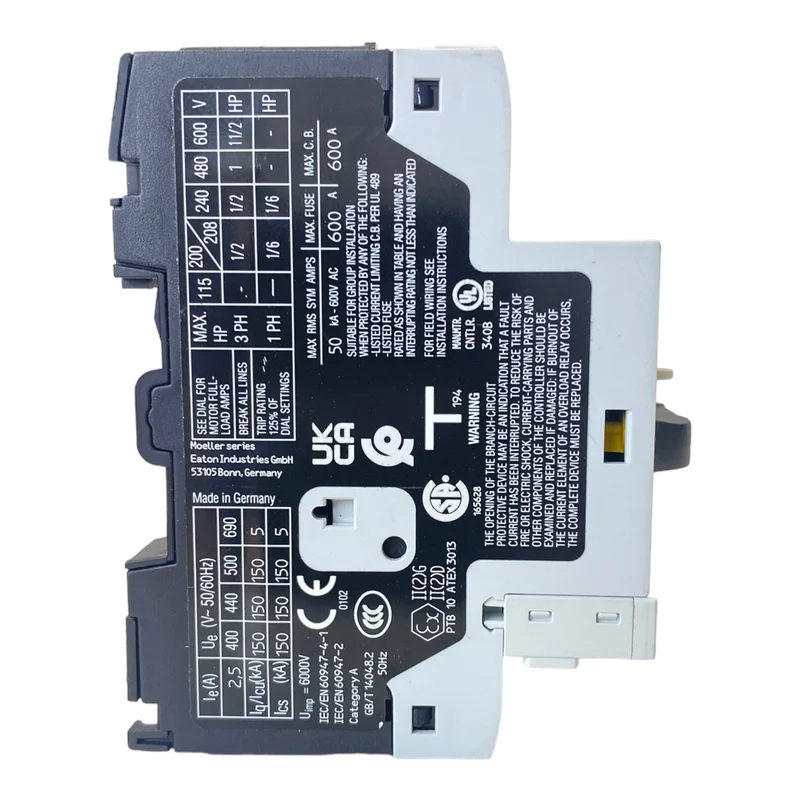 Eaton PKZM0-2.5 Motorschutzschalter 690V AC 2.5A 3-polig
