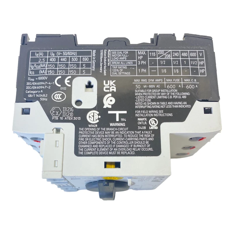 Eaton PKZM0-2.5 Motorschutzschalter 690V AC 2.5A 3-polig