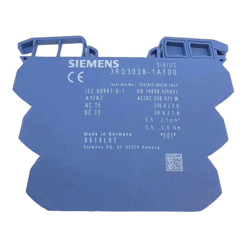 Siemens 3RQ3038-1AF00 Interface Relais 230V AC/DC 6A