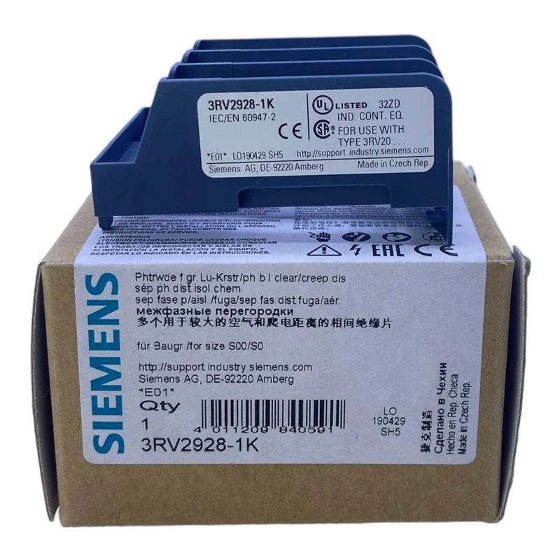 Siemens 3RV2928-1K Phasentrennwände geeignet für den Industrie Bereich