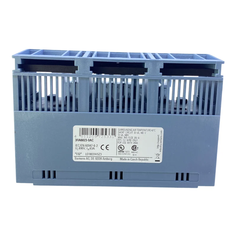 Siemens 3RA6823-0AC Erweiterungsblock 63A 690V AC 3polig