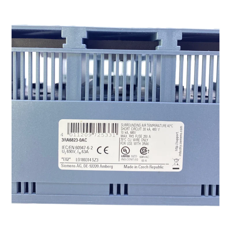 Siemens 3RA6823-0AC Erweiterungsblock 63A 690V AC 3polig