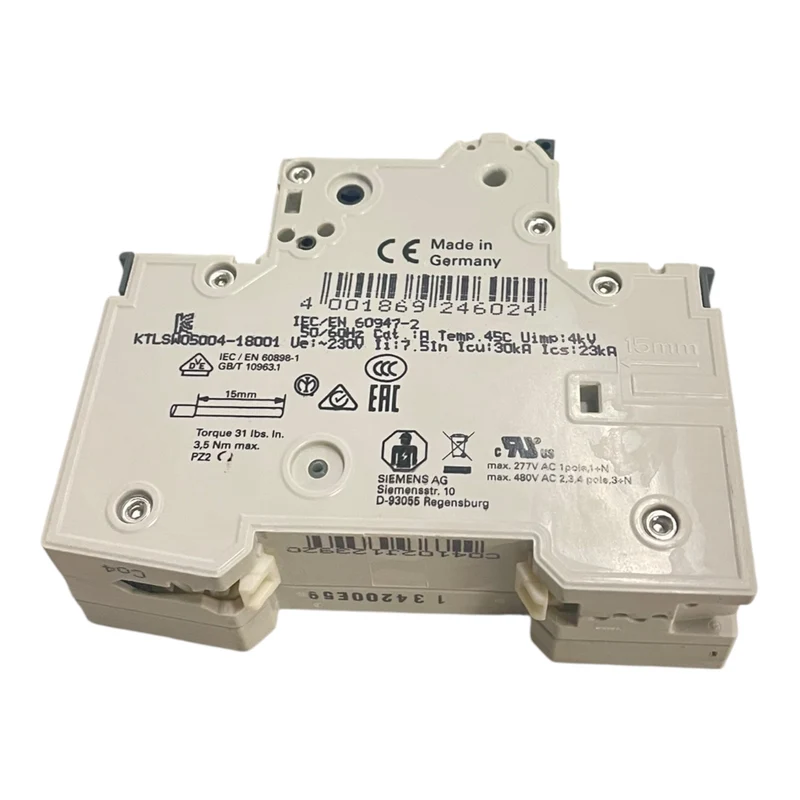 Siemens 5SY6104-7 Leitungsschutzschalter 230/400V 6kA 1-polig 4A