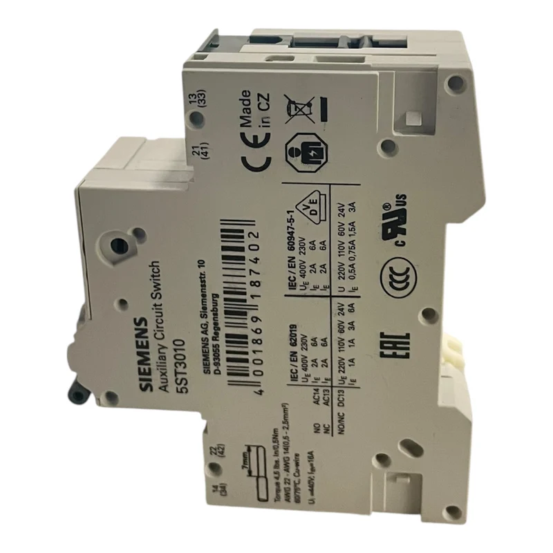 Siemens 5SY6104-7 Leitungsschutzschalter 230/400V 6kA 1-polig 4A