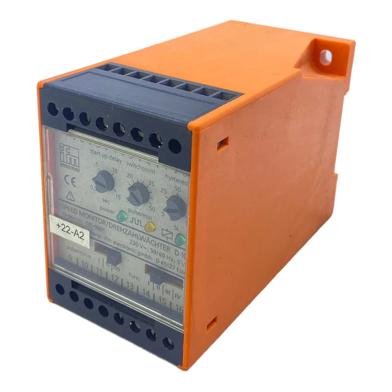 Ifm DD0001 Auswerteeinheit <230V AC 50/60Hz 24V DC