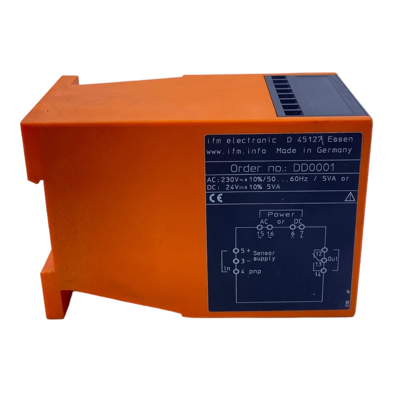 Ifm DD0001 Auswerteeinheit <230V AC 50/60Hz 24V DC