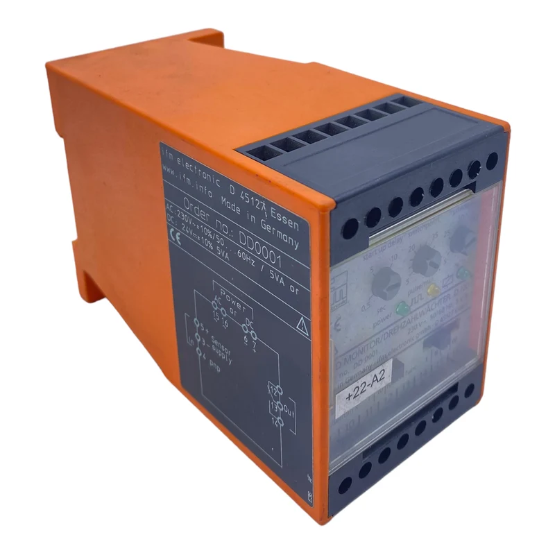 Ifm DD0001 Auswerteeinheit <230V AC 50/60Hz 24V DC