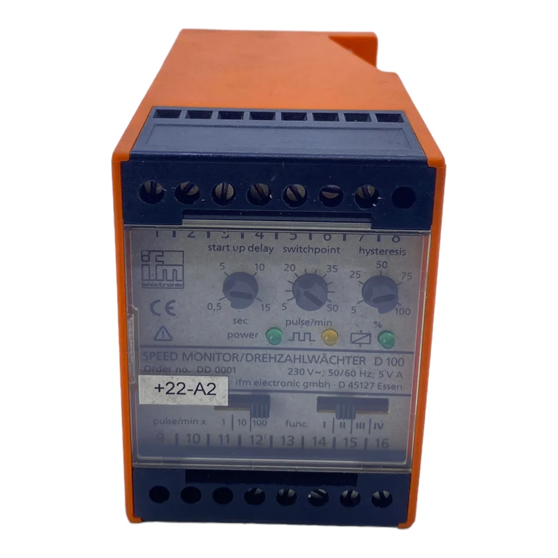 Ifm DD0001 Auswerteeinheit <230V AC 50/60Hz 24V DC