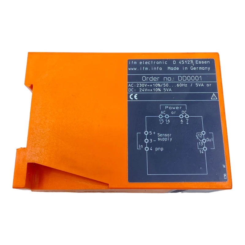 Ifm DD0001 Auswerteeinheit <230V AC 50/60Hz 24V DC