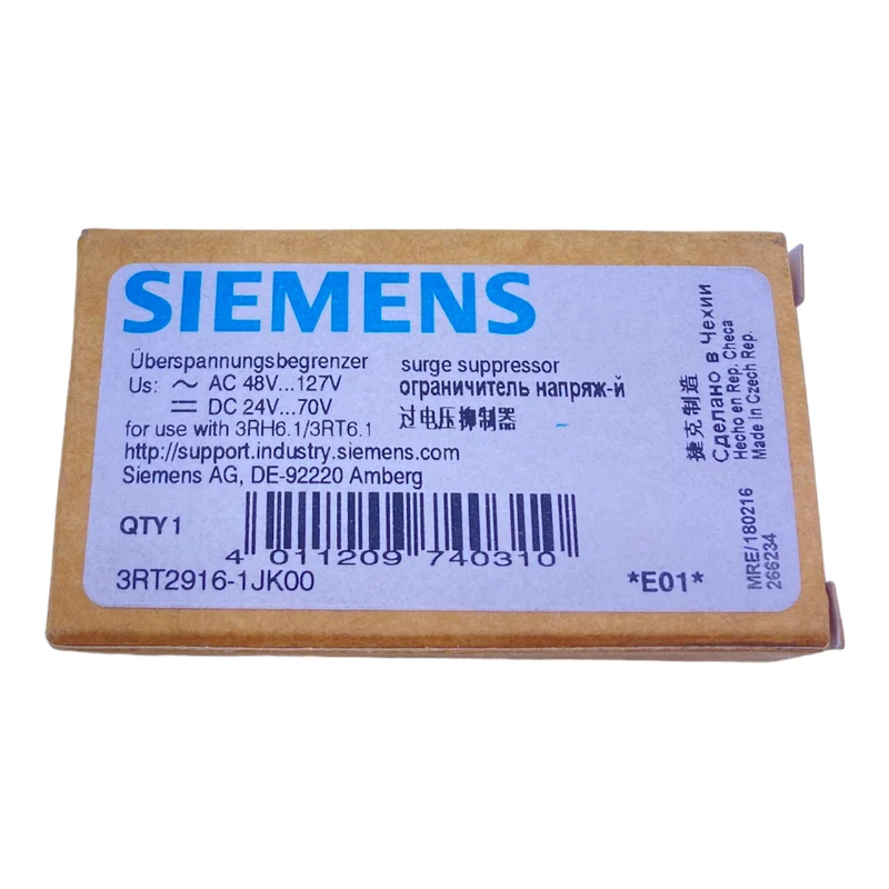 Siemens 3RT2916-1JK00 Varistor Überspannungsbegrenzer 48-127VAC 50/60Hz 24-70VDC