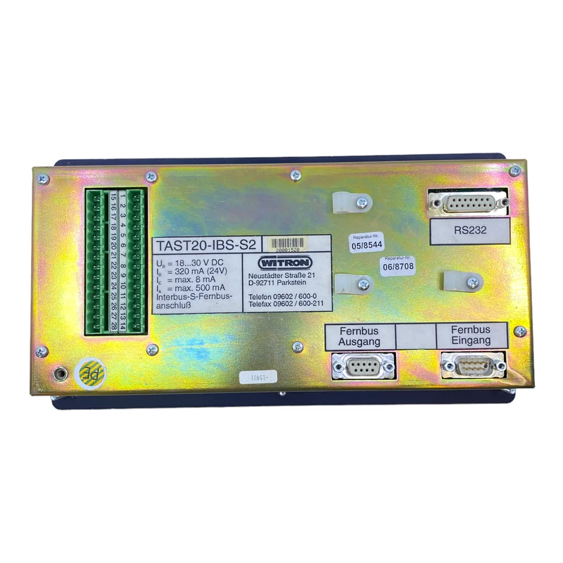 Witron TAST20-IBS-S2 Tastatur Anzeige für Interbus 18...30V DC 320 mA (24V)